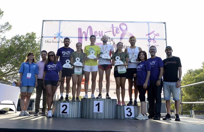 Ganadores de la Cursa Open en el Castell de Bellver.