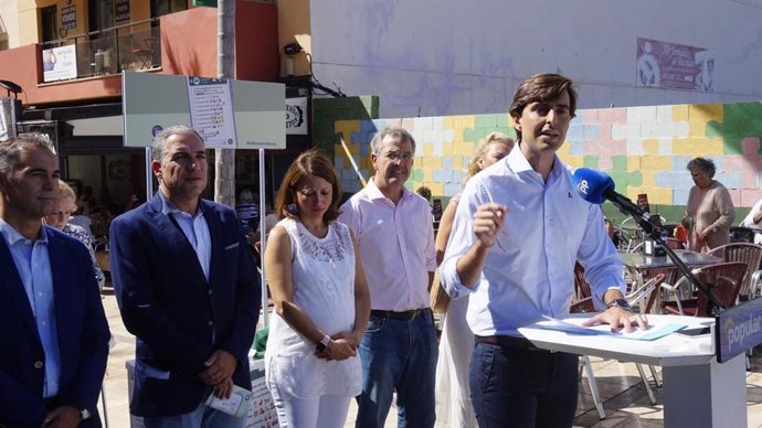 El vicesecretario de Comunicación del PP, Pablo Montesinos, en Benalmádena (Málaga)