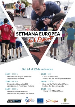 Programa de la Semana Europea del Deporte, en Ibiza.
