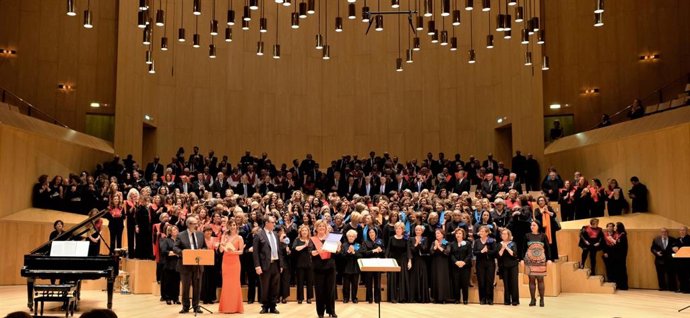 Imatge de l'anterior edició de la Trobada de Cors, celebrada a Zaragoza.