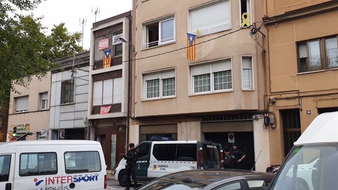 Operació de la Gurdia Civil contra independentistes a Sabadell