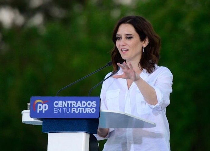 Imagen recurso de la presidenta de la Comunidad de MadriD, Isabel Díaz Ayuso. 