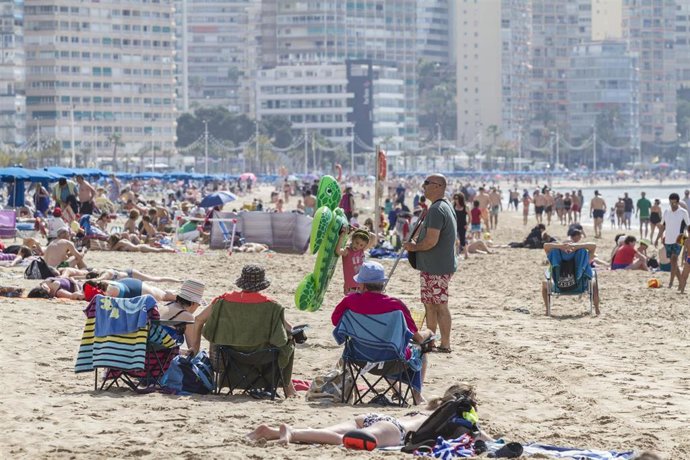Playa de Benidorm, imagen de archivo.