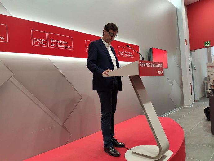 El secretario de organización del PSC, Salvador Illa