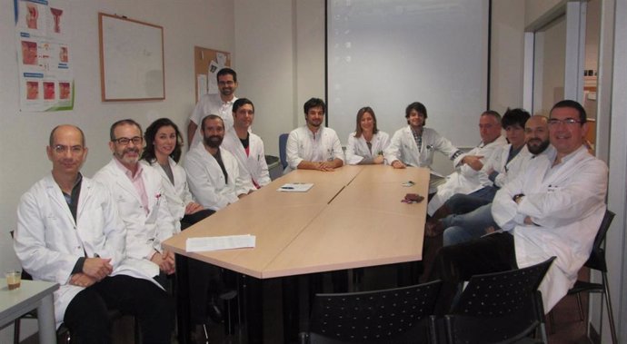 El equipo del Servicio de Urología del Hospital Universitario Son Lltzer.