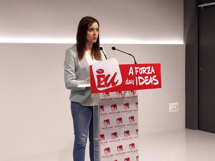 La diputada de Común da Esquerda y coodinadora nacional de Esquerda Unida, Eva Solla