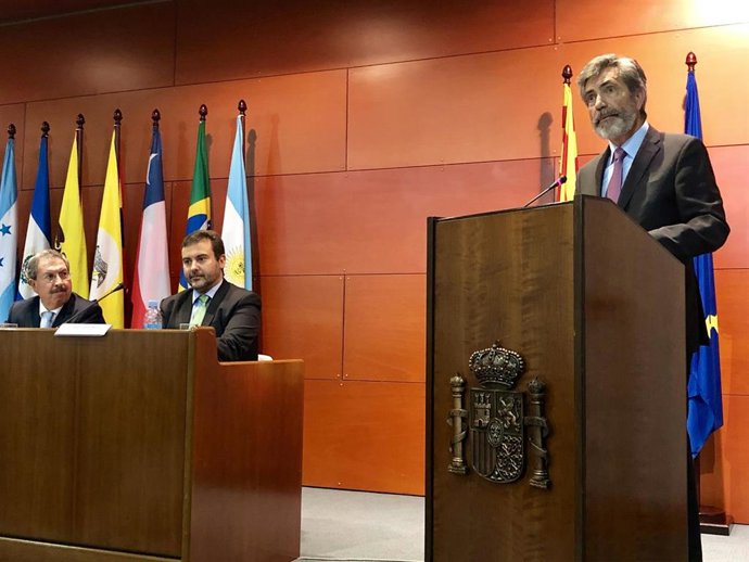 AMP.- Lesmes espera que se acepte la sentencia del 1-O y que la reacción no sea 