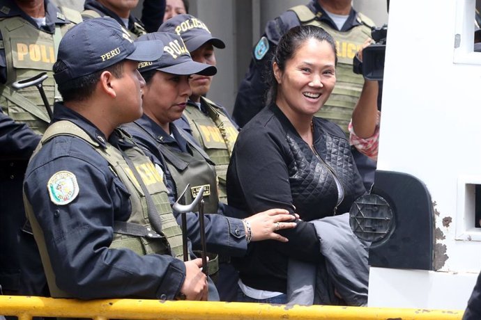 Perú.- Keiko Fujimori dice que vuelve a la cárcel con la "tranquilidad" de que p