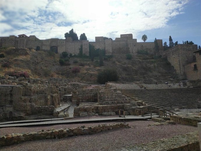 Imagen del Teatro Romano de Málaga capital