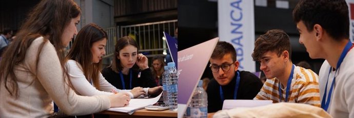 Alumnos participantes en el Young Business Talents.