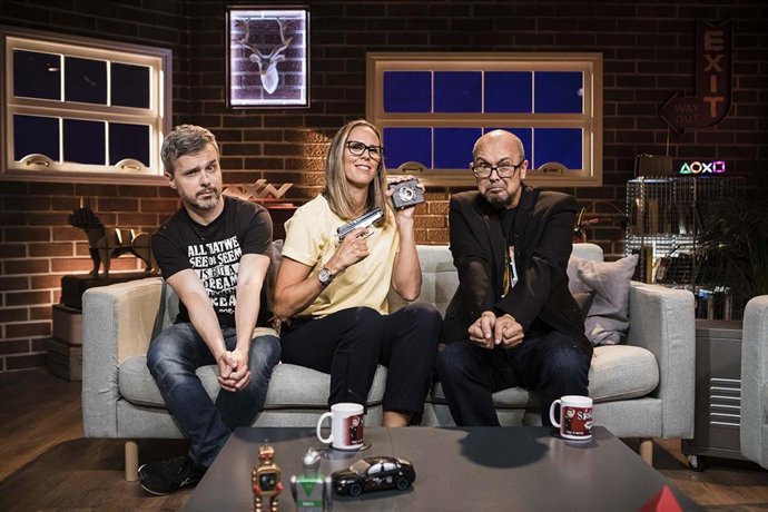 Arturo González-Campos y Juan Gómez-Jurado en 'Los seriotes de AXN'