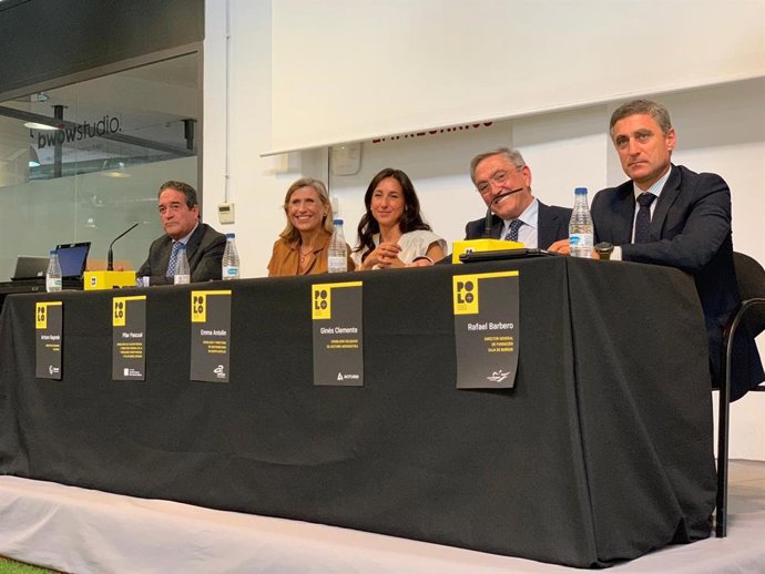 Presentación de la iniciaitiva empresarial 'Polo positivo' para impulsar empresas en Burgos.
