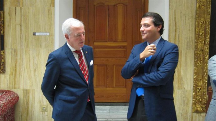 José María Bellido con Javier Martín