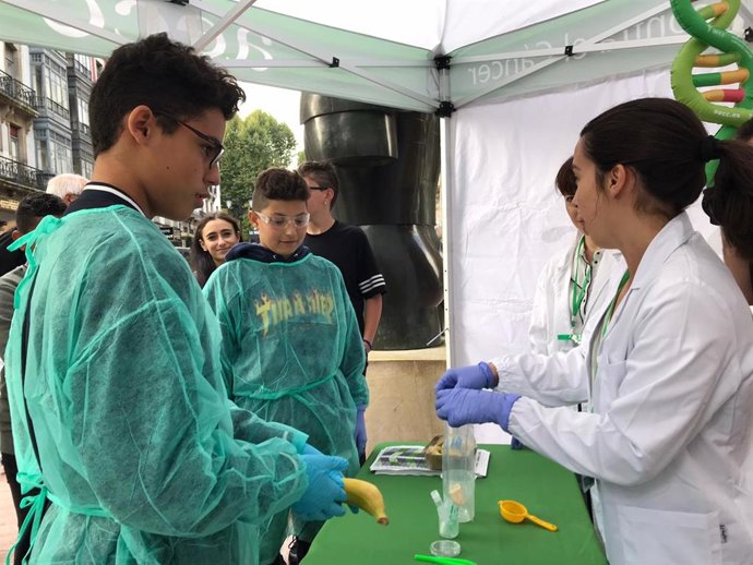 Alumnos del IES Alfonso II de Oviedo.