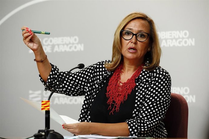 La consejera de Presidencia del Gobierno de Aragón, Mayte Pérez.