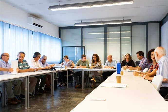 La presidenta del Consell de Mallorca, Catalina Cladera, reunida con empresarios de Marratxí