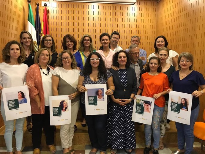 Presentación en Jaén de la campaña 'Pero la vida es más fuerte. Denuncia. Vive'