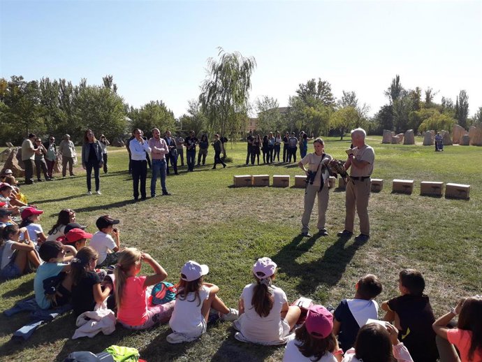 Suelta de doce ejemplares de milano real en los galachos del Ebro