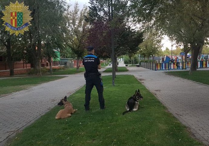 Encuentran drogas al revisar parques y zonas infantiles en Getafe