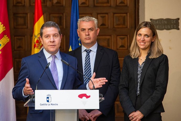 Rueda de prensa de García-Page en Sigüenza