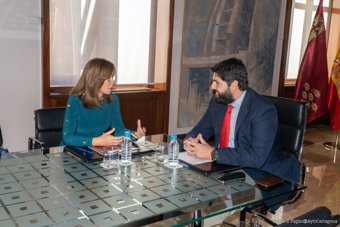 El presidente del Gobierno regional, Fernando Lópe