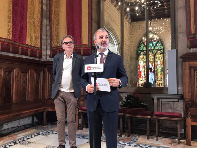 Els tinents d'alcalde de Barcelona Joan Subirats i Jaume Collboni