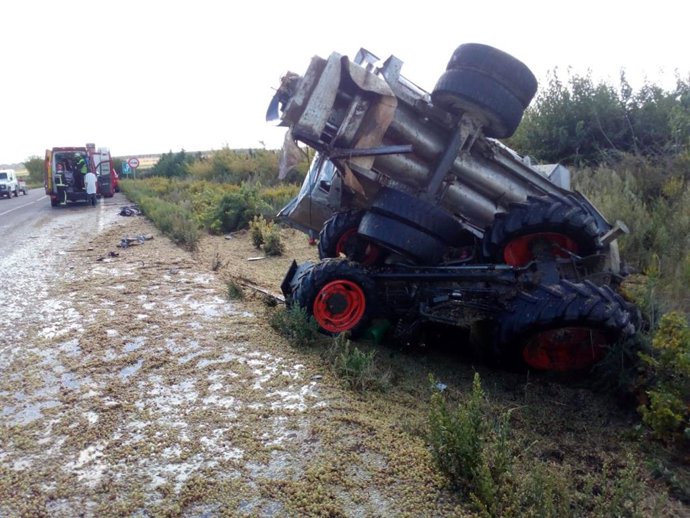 Imagen del accidente.