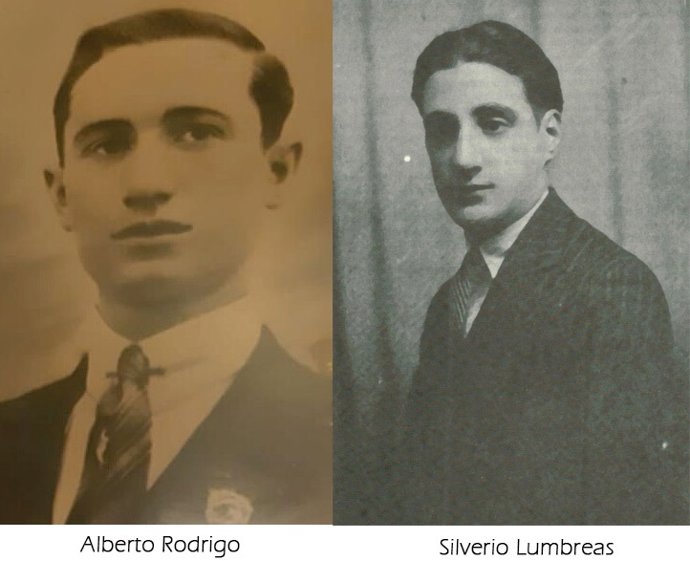 Imagen de dos de los asesinados en La Riba (Soria)