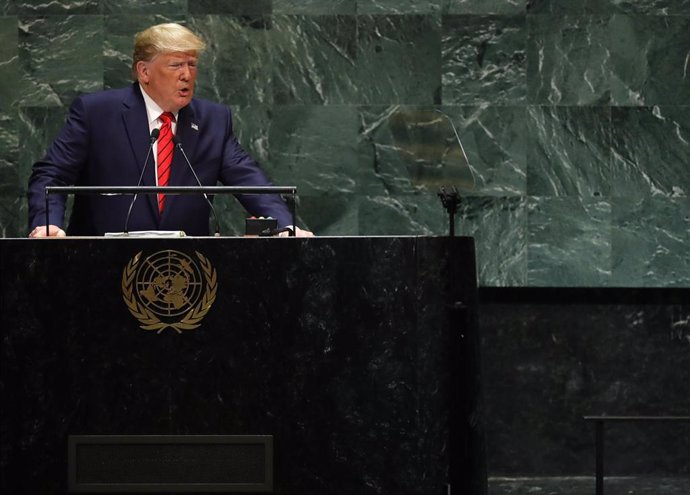Donald Trump habla ante la Asamblea General de la ONU