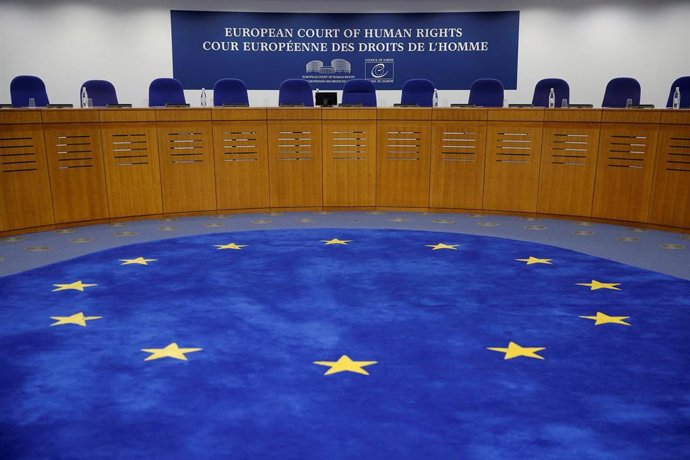 Sala del Tribunal Europeo de Derechos Humanos (TEDH) en Estrasburgo (Francia).