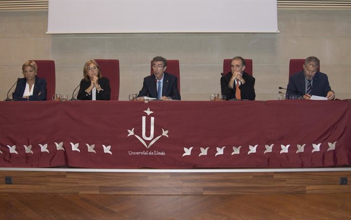 Acto de inauguración del curso académico en la UdL