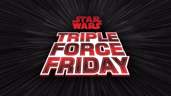 Imagen promocional del evento de Star Wars Triple Force Friday