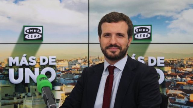 Entrevista al líder del PP, Pablo Casado