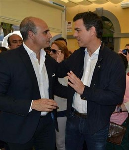 El alcalde de Zafra y Pedro Sánchez