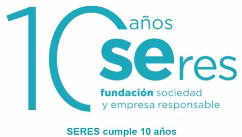 Fundación SERES, logo por el décimo aniversario
