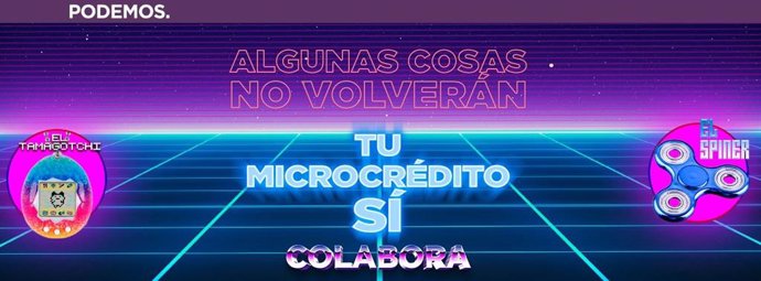 Campaña de microcréditos de Podemos para el 10N