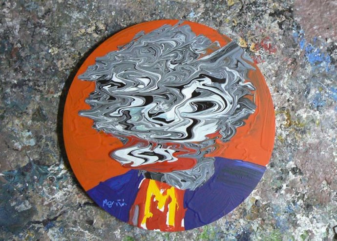 Una de las obras de José Moñú