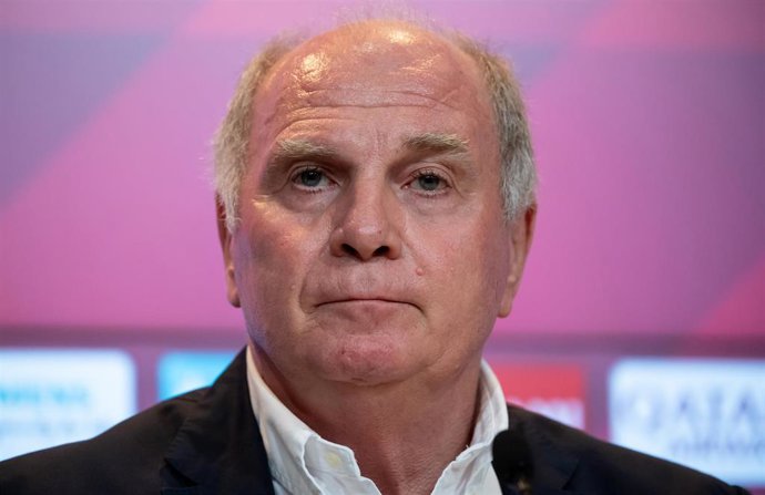FILED - 30 August 2019, Munich: Bayern Munich President Uli Hoeness, attends a press conference of the club. Bayern Munich president Uli Hoeness has reportedly threatened the Bundesliga champions could boycott the Germany team - in breach of FIFA regula