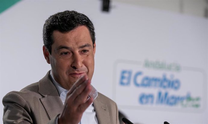 El presidente de los populares andaluces, Juanma Moreno, clausura  la Junta Directiva del PP-A.