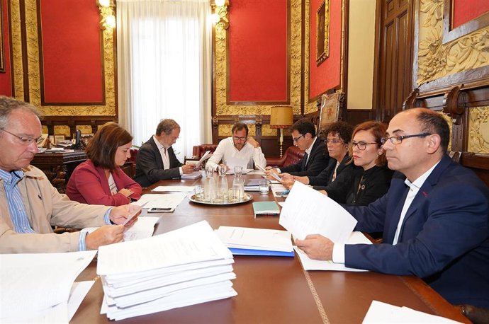 Reunión de la Junta de Gobierno del Ayuntamiento de Valladolid.