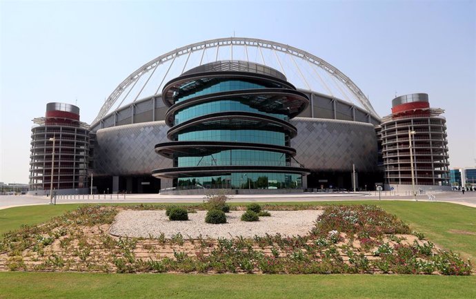 Vista general del Estadio Khalifa de Doha