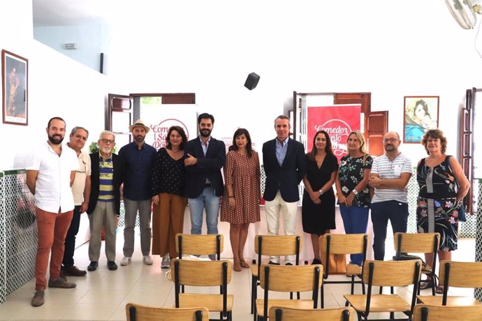 Presentación del Festival Solidario que se celebra este viernes para recaudar fondos para la labor del Comedor de Santo Domingo de Málaga.