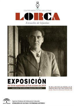 Exposición sobre Lorca en la Biblioteca Provincial de Huelva.