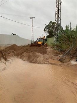 TRABAJOS, AGUA, LLUVIAS, PÉRDIDAS, DANA EN SAN JAVIER