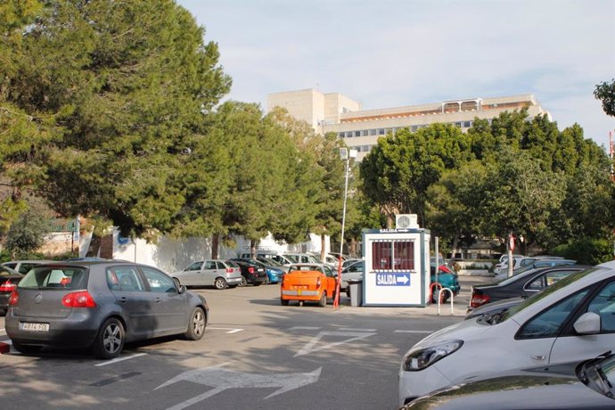 Aparcamientos del Hospital Civil donde irá el tercer hospital de Málaga capital