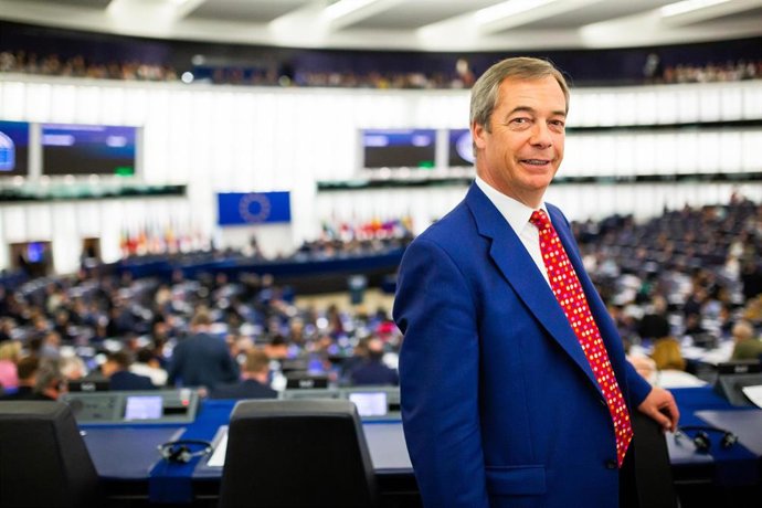 Nigel Farage en el Parlamento Europeo