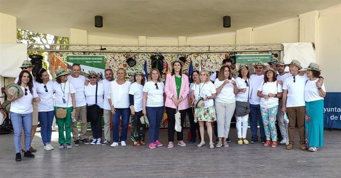Mercedes García Paine en un acto por el Día Internacional de las Personas Mayores