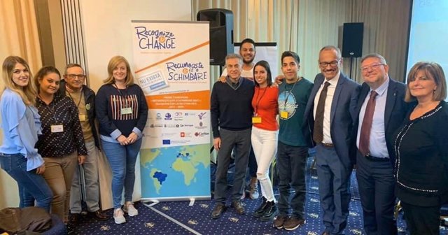 Reunión sobre el proyecto europeo 'Reconoce y cambia'.