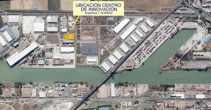 Ubicación del nuevo Centro de Innovación Universitario sobre Logística e Industria de Sevilla