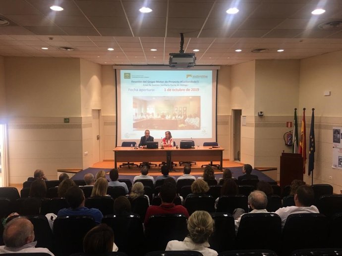 Reunión de trabajo que han mantenido los profesionales del Área Norte de Málaga para avanzar en la implantación del nuevo plan de atención a crónicos.